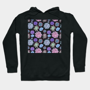 Beautiful Succulent Pattern Hoodie